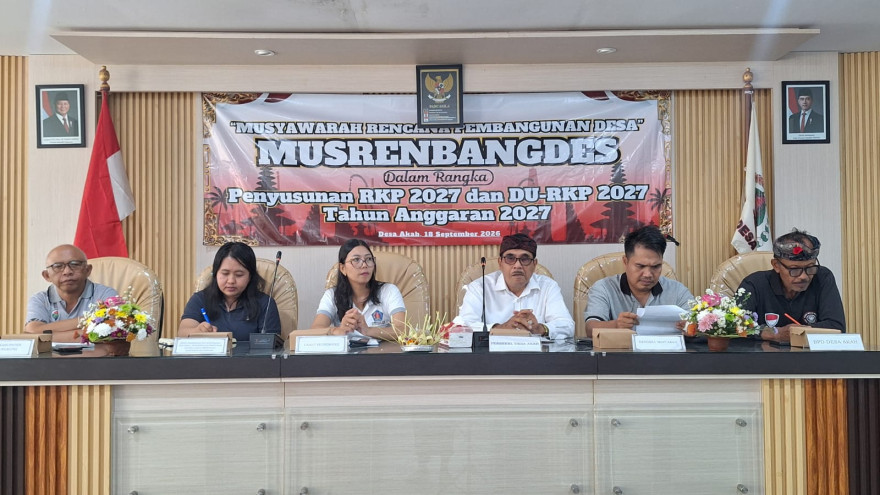 Pemerintah Desa Akah Gelar Musrenbangdes Tahun 2027, Bahas Usulan Prioritas Pembangunan Desa